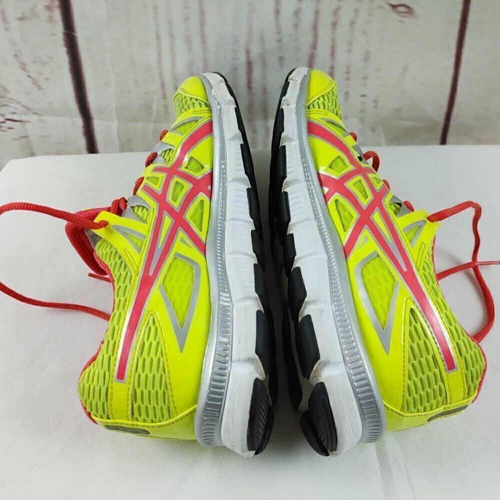 Asics Womens Gel Blur 33 T2H8N Yellow Pink Running Shoes Sneakers Size 9 - Picture 9 of 11